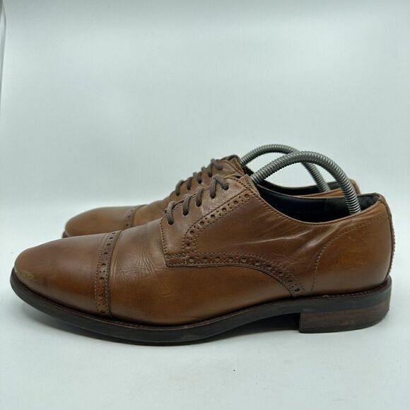 Cole Haan Grand OS Watson Men’s Size 9.5 M Brown Leather Oxford Shoes C26146 main image 5